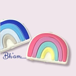 RainBow Silicone, Small Character Bead's