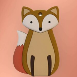 Fox Light Brown Teether.