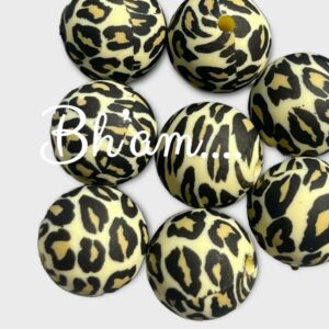 Tiger Brown 15mm Round Silicon