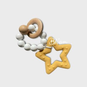 Star Mustard Yellow Teether Bracelet