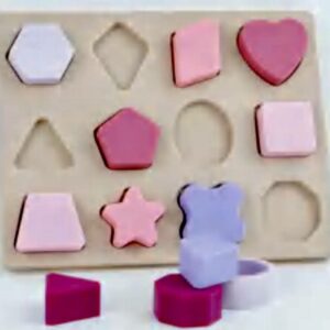 Shape Puzzle 12pcs Silicon.