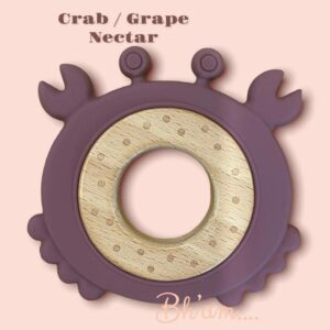 CRAB - Beech/ Wood and SiliconeTeether
