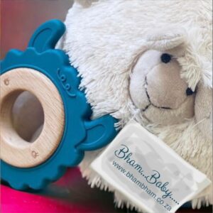 SHEEP - Beech Wood and Silicone teether.