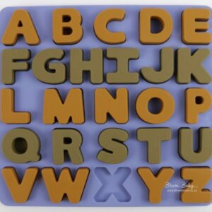 ALPHABET - "26pcs"m bLue base.