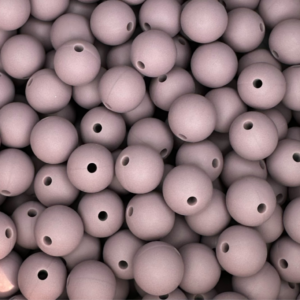12mm Purple/ Pink " MOUVE" Round Silicone bead